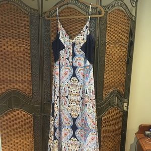 NWT boho paisley maxi dress